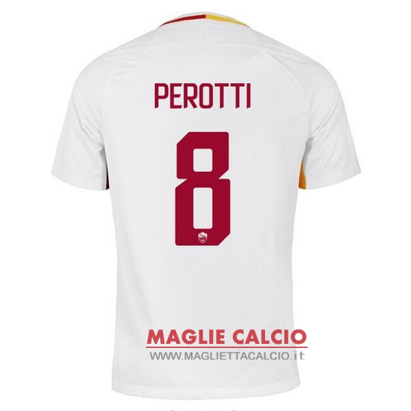 nuova maglietta roma 2017-2018 perotti 8 seconda